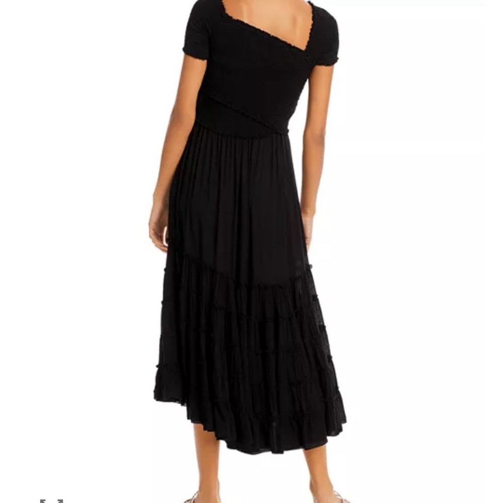 Poupette St. Barth Elegant Black Off-Shoulder Dress - Picture 8 of 8